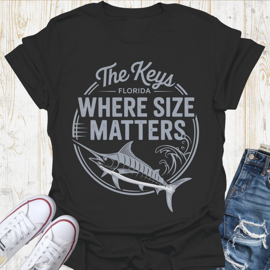 Size Matters Keys TShirt