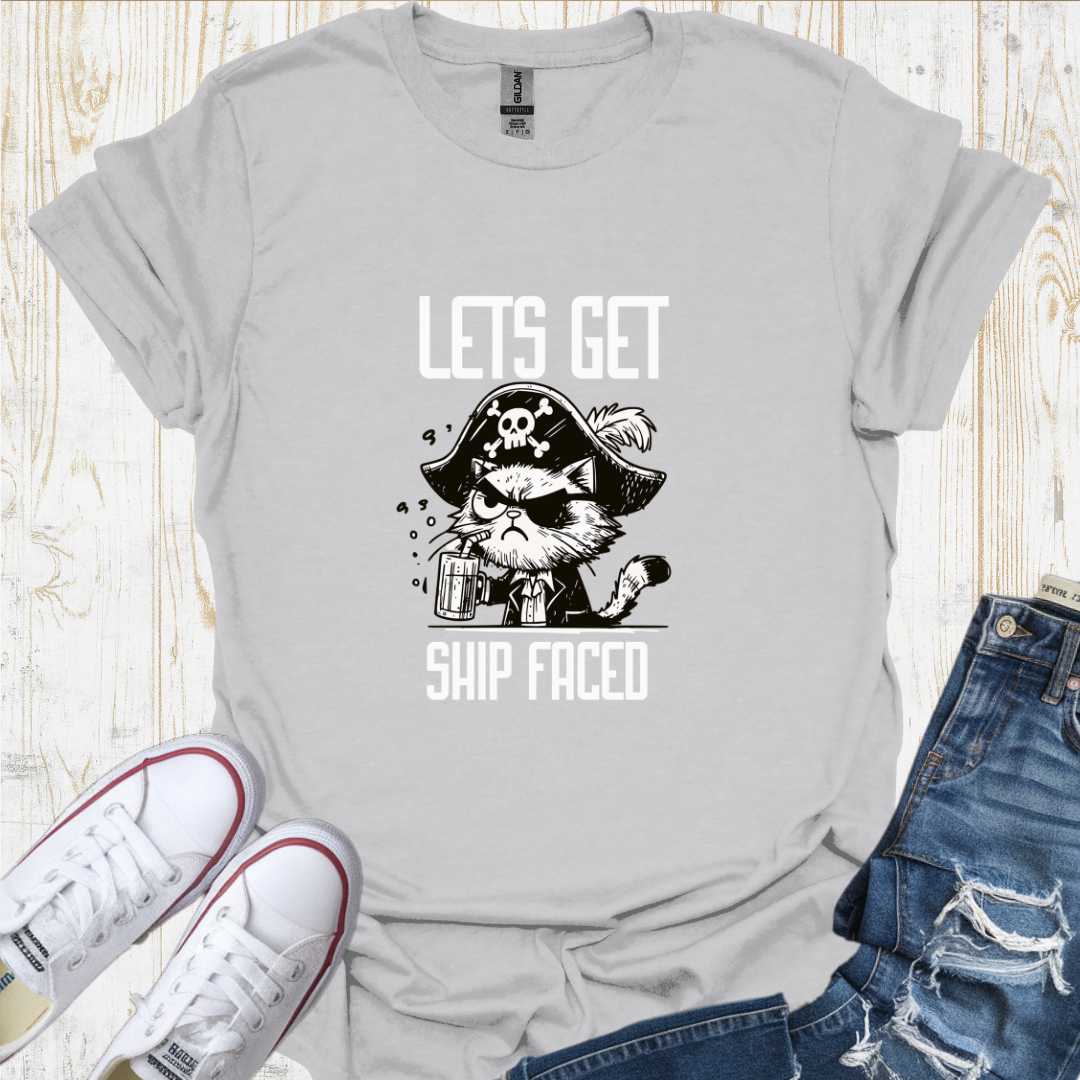 Cat Shipfaced TShirt