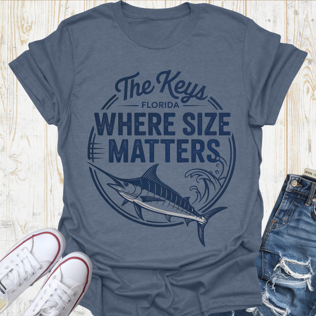 Size Matters Keys TShirt