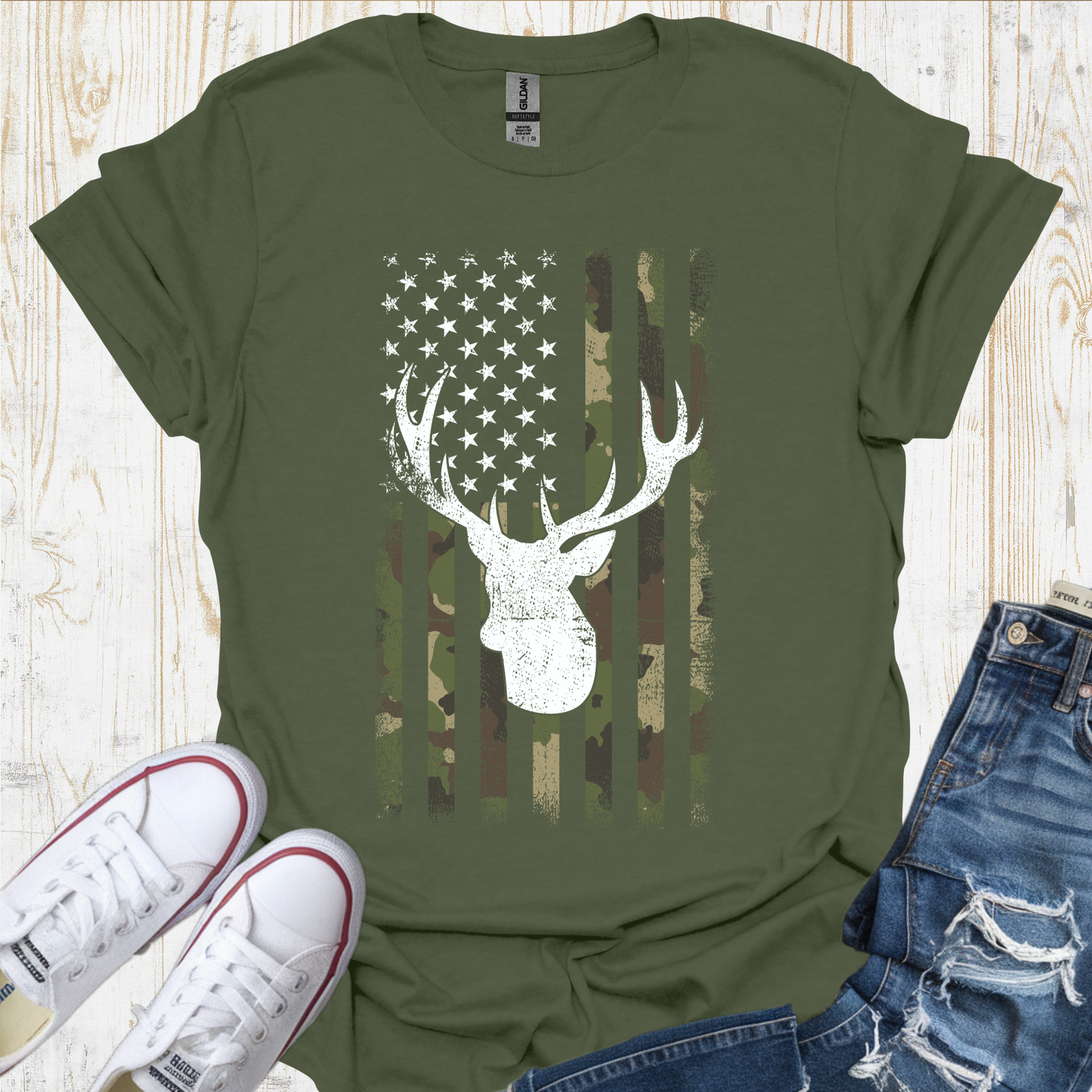 Camo Deer TShirt