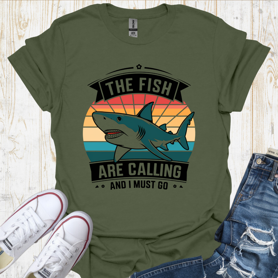 Shark Fish Calling TShirt