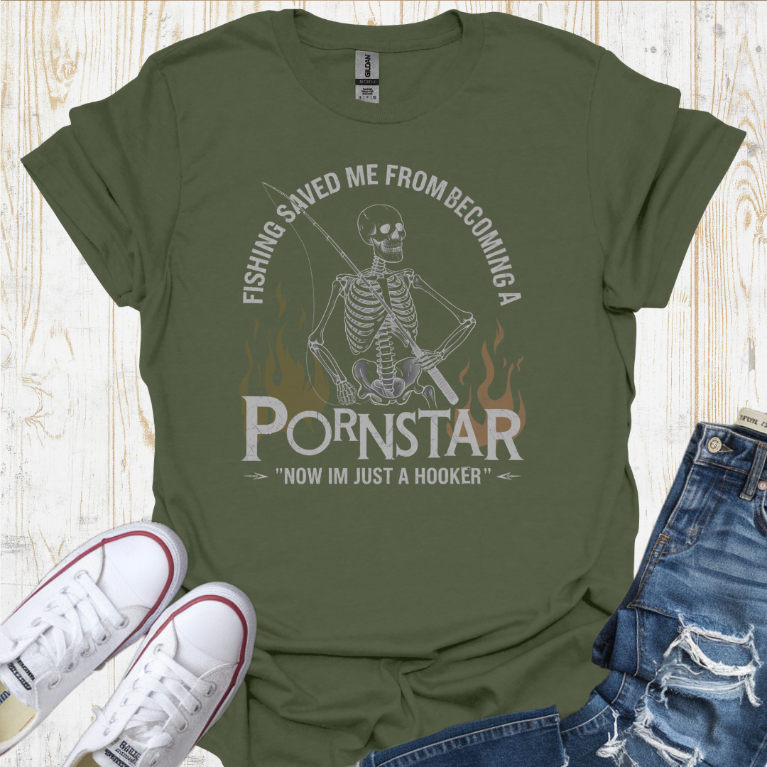 Skeleton Pornstar TShirt
