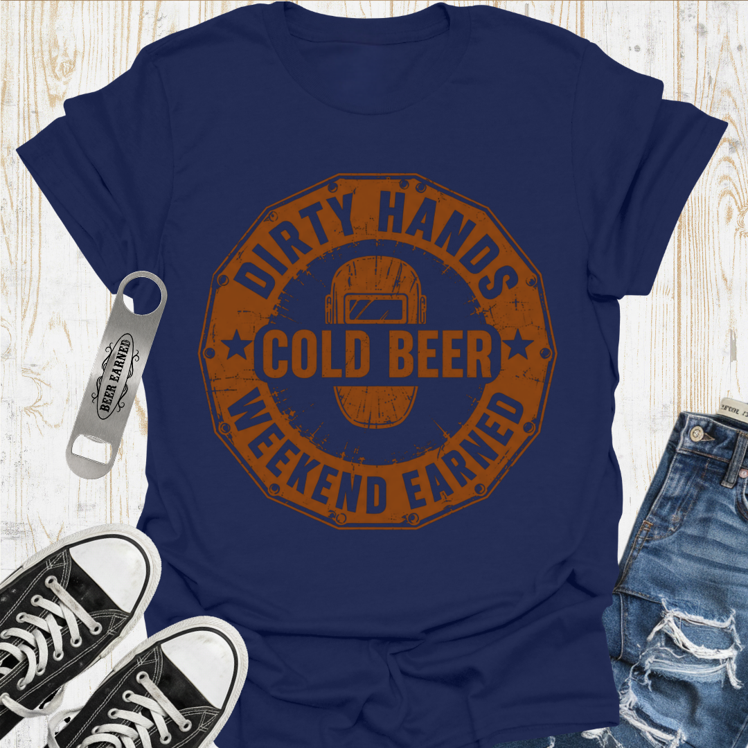 Welder Beer Earned TShirt