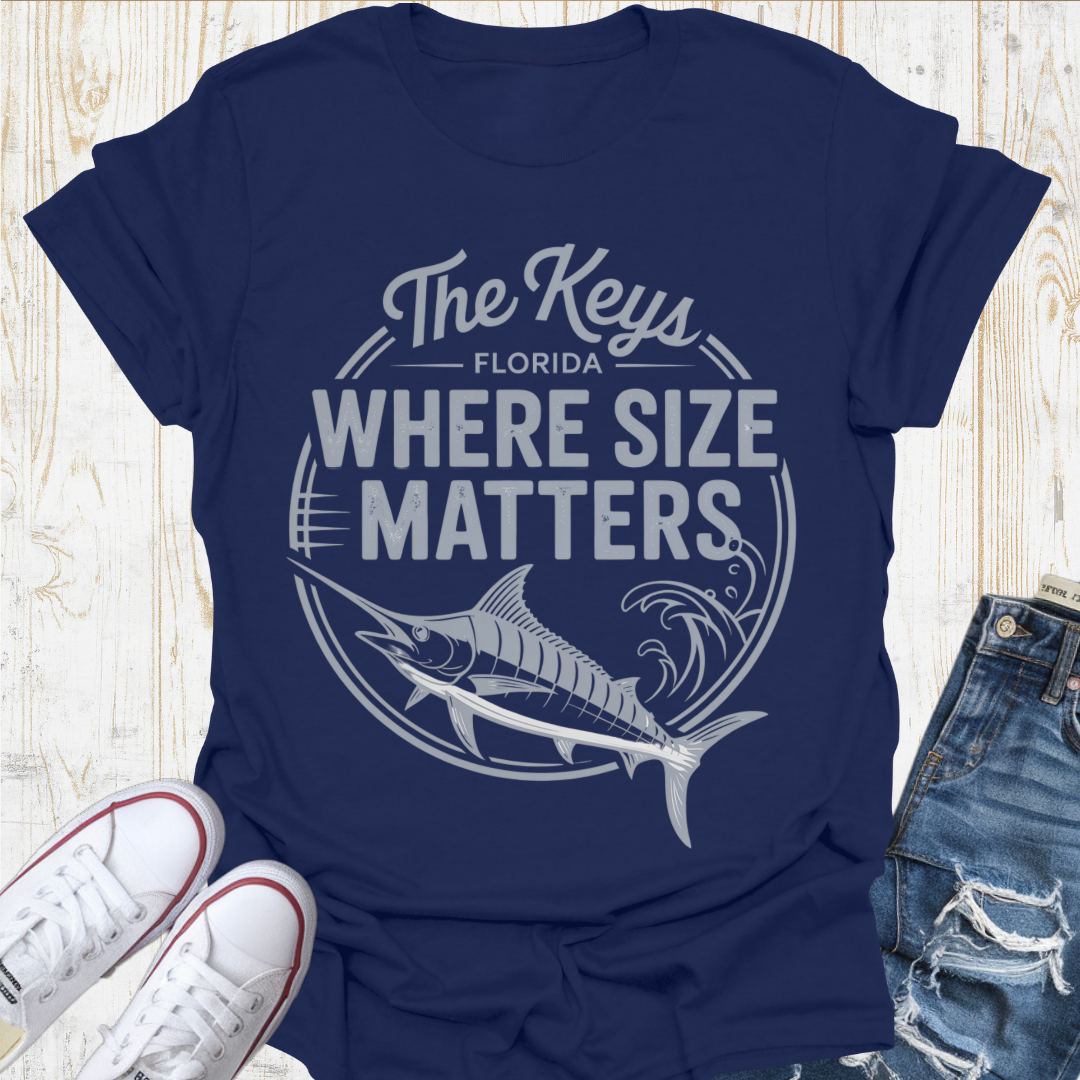 Size Matters Keys TShirt