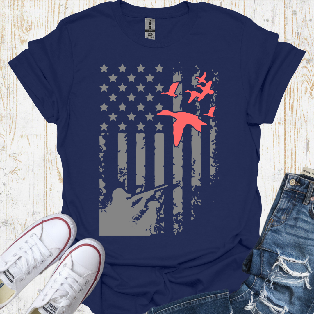 USA Flag Ducks TShirt