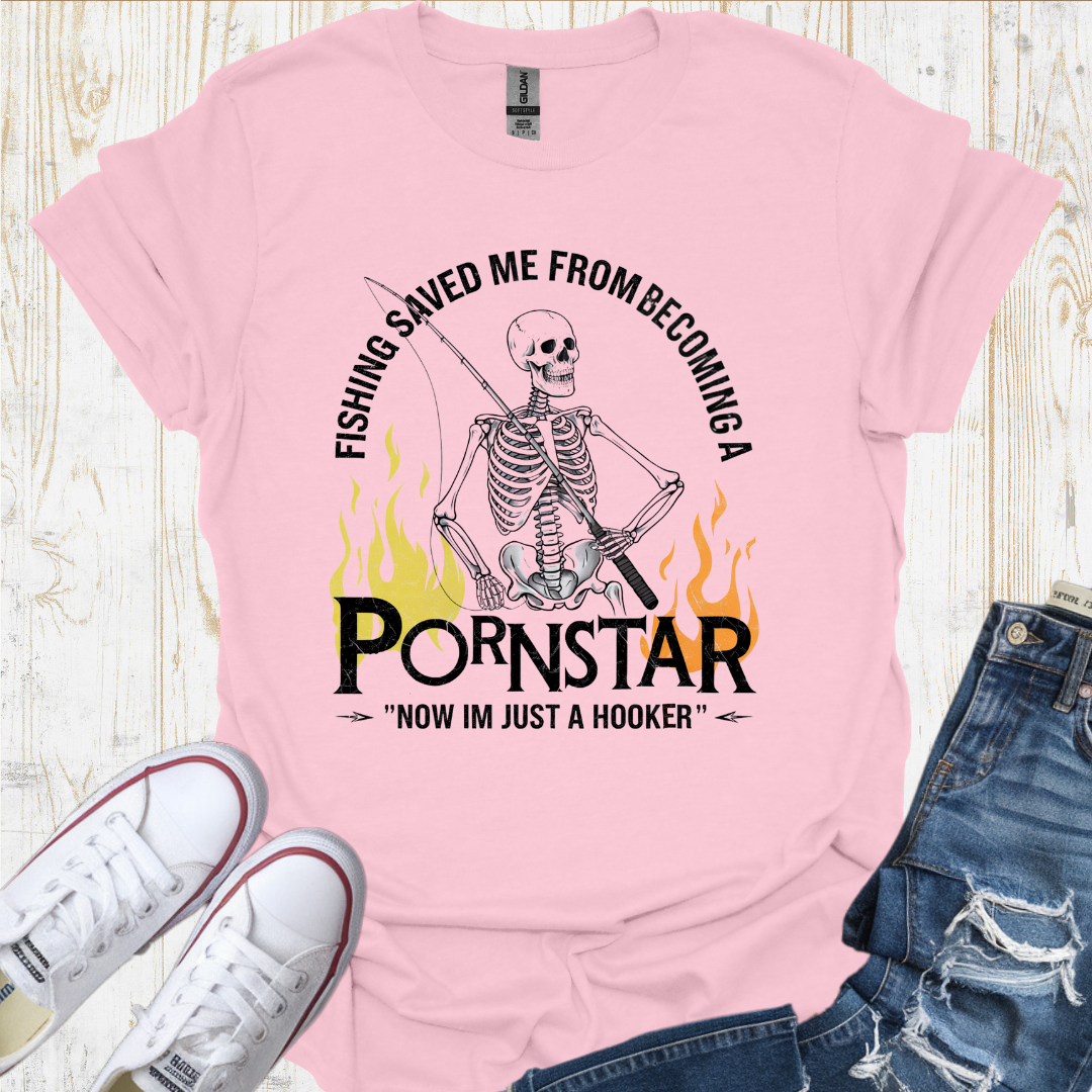 Skeleton Pornstar TShirt