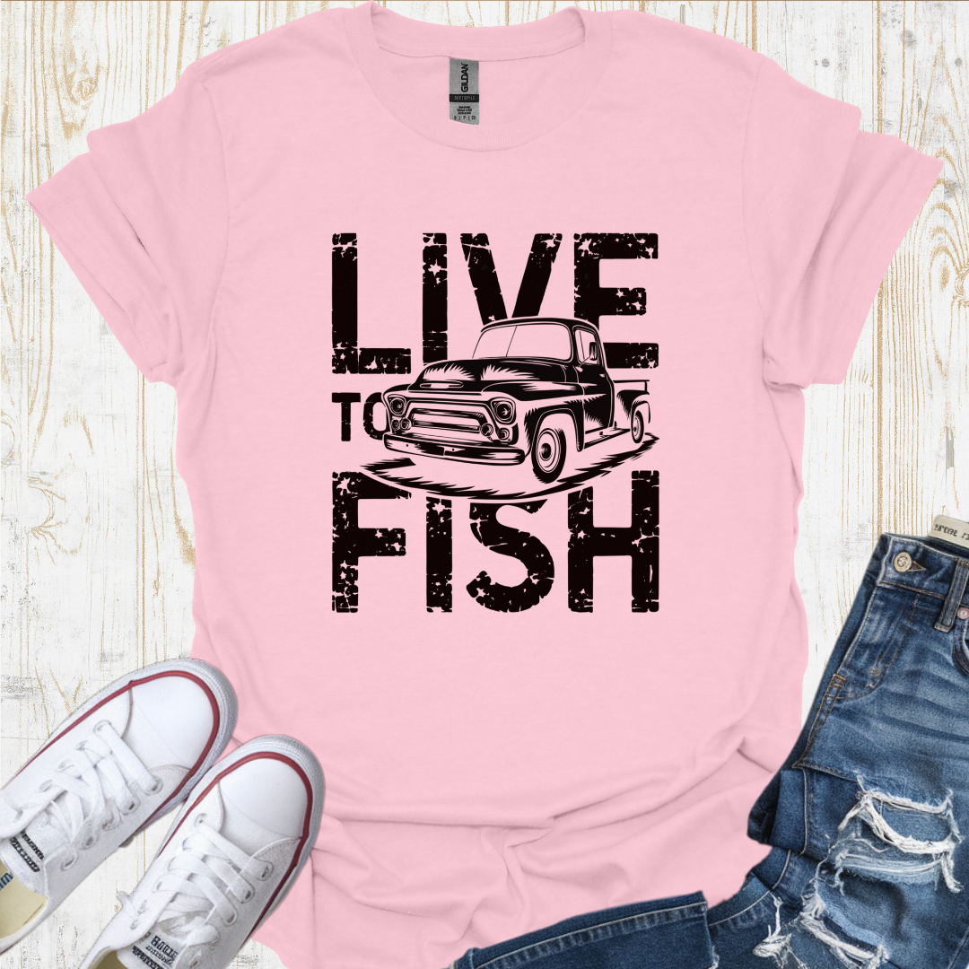 Live To Fish TShirt