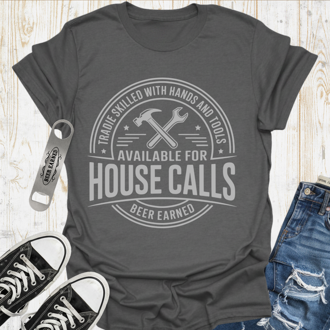 Tradie Skilled Hands Tools TShirt