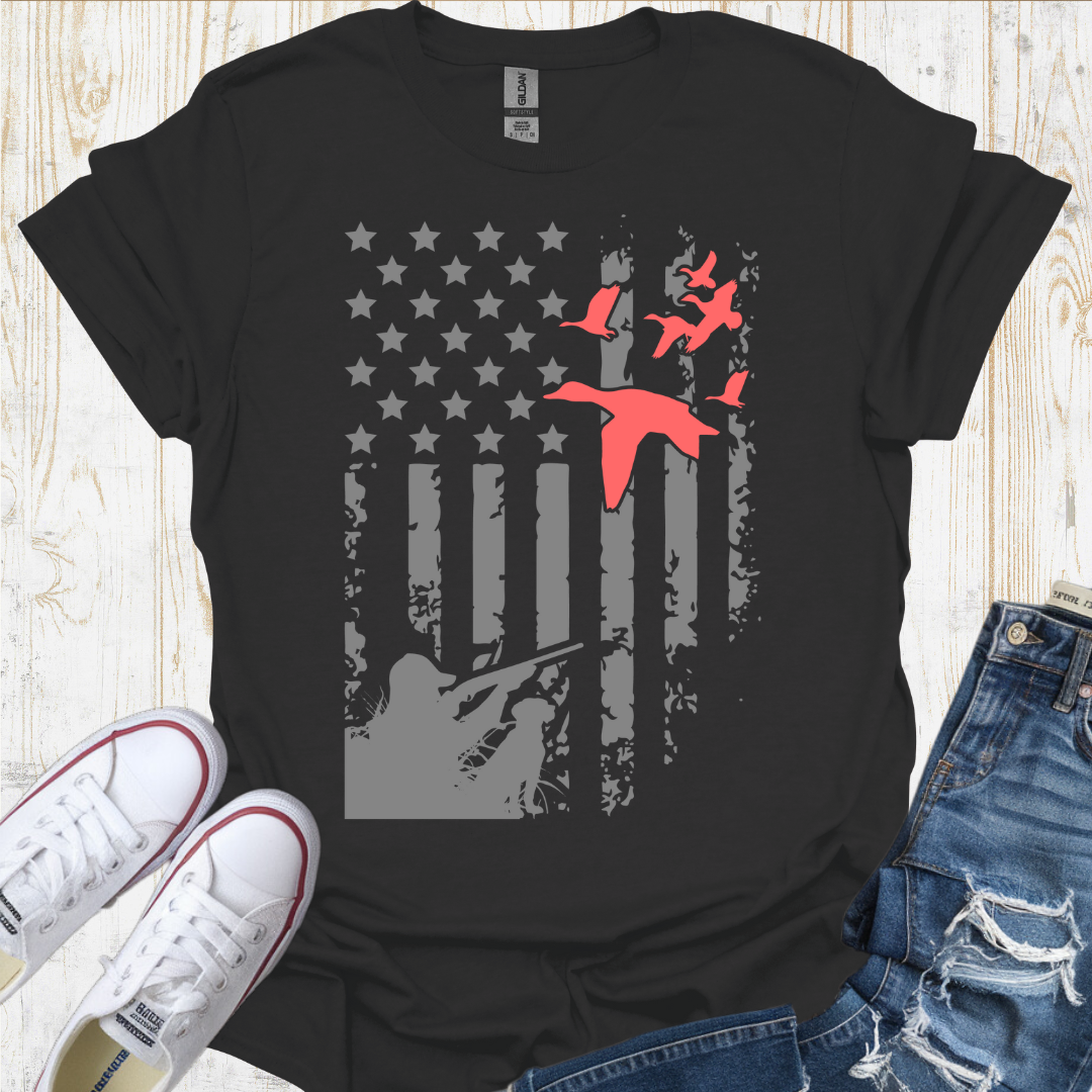 USA Flag Ducks TShirt