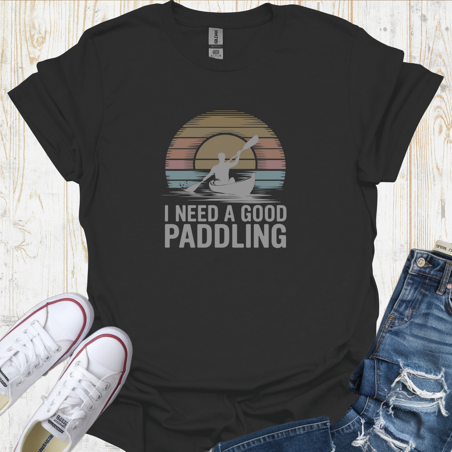 I Need A Good Paddling Retro Sun - U25