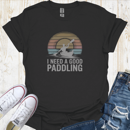 I Need A Good Paddling Retro Sun - U25
