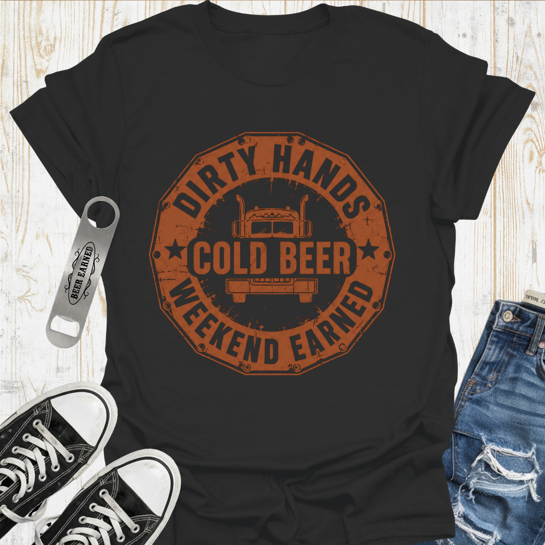 Trucker Beer Earned TShirt