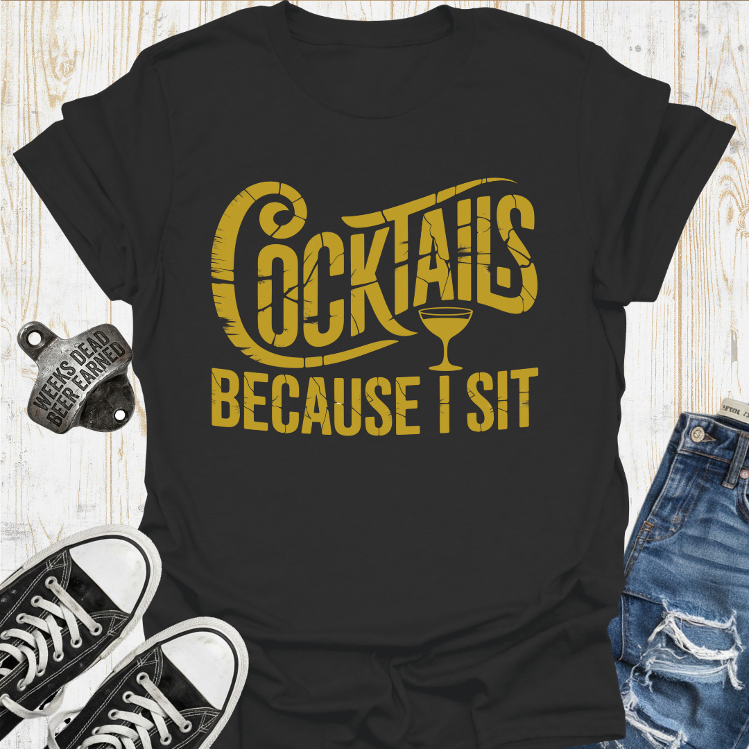 Cocktail Drinkers Sit TShirt