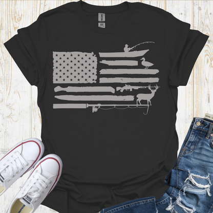 USA Flag Accessories TShirt
