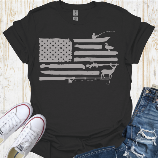USA Flag Accessories TShirt