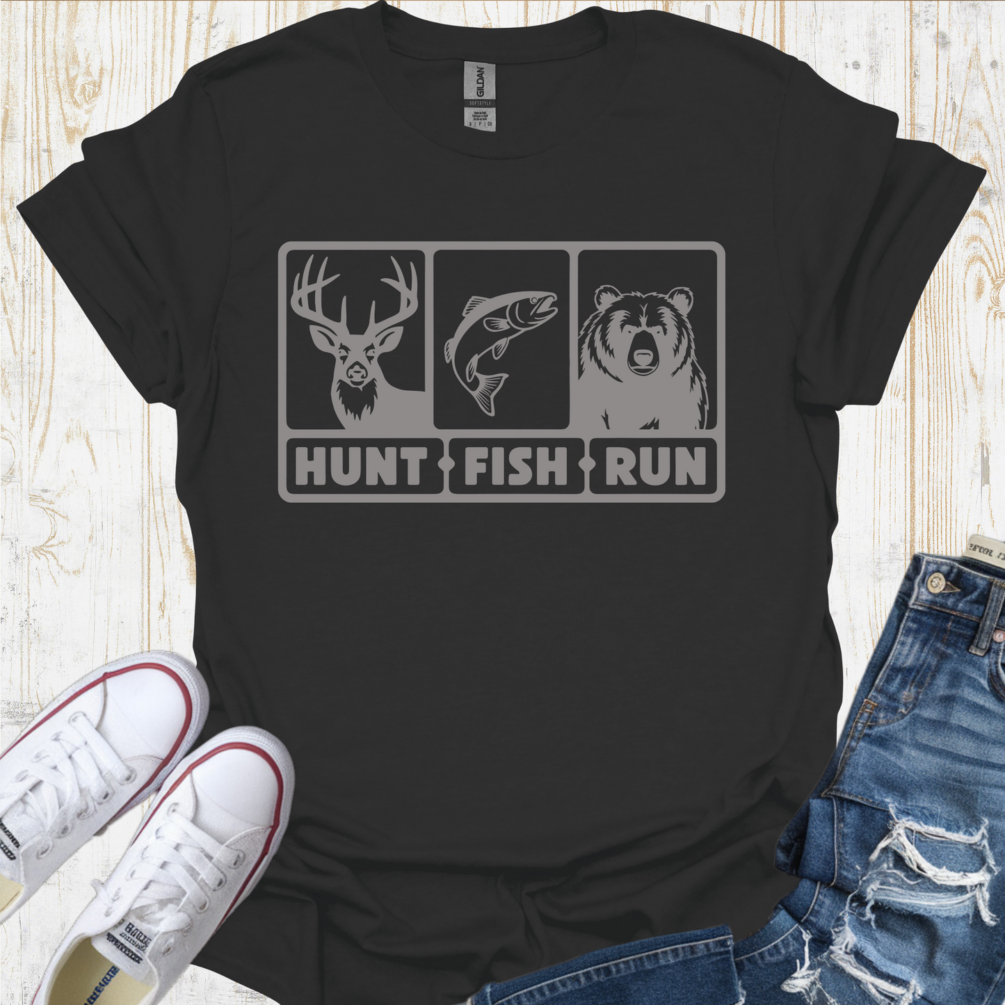 Hunt Fish Run TShirt