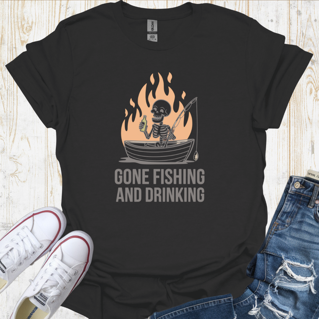 Fishing & Drinking TShirt