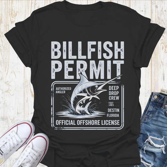 Billfish Permit TShirt