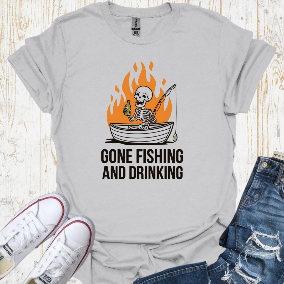 Fishing & Drinking TShirt