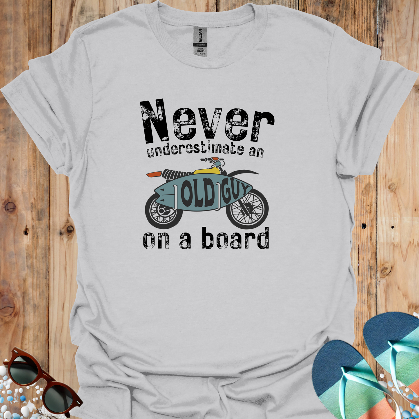 Never Underestimate An Old Guy On A Board - - U25