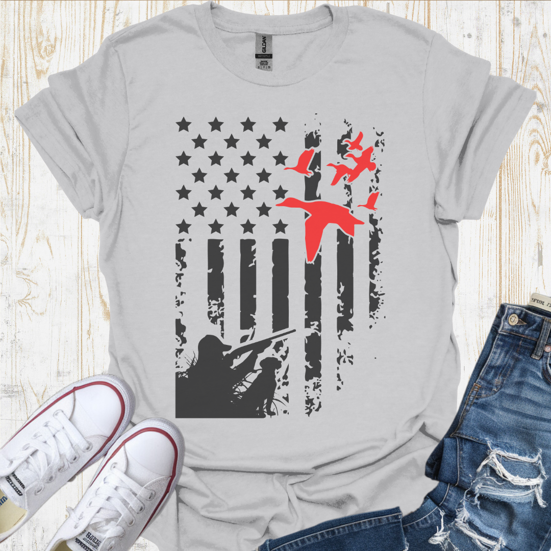 USA Flag Ducks TShirt