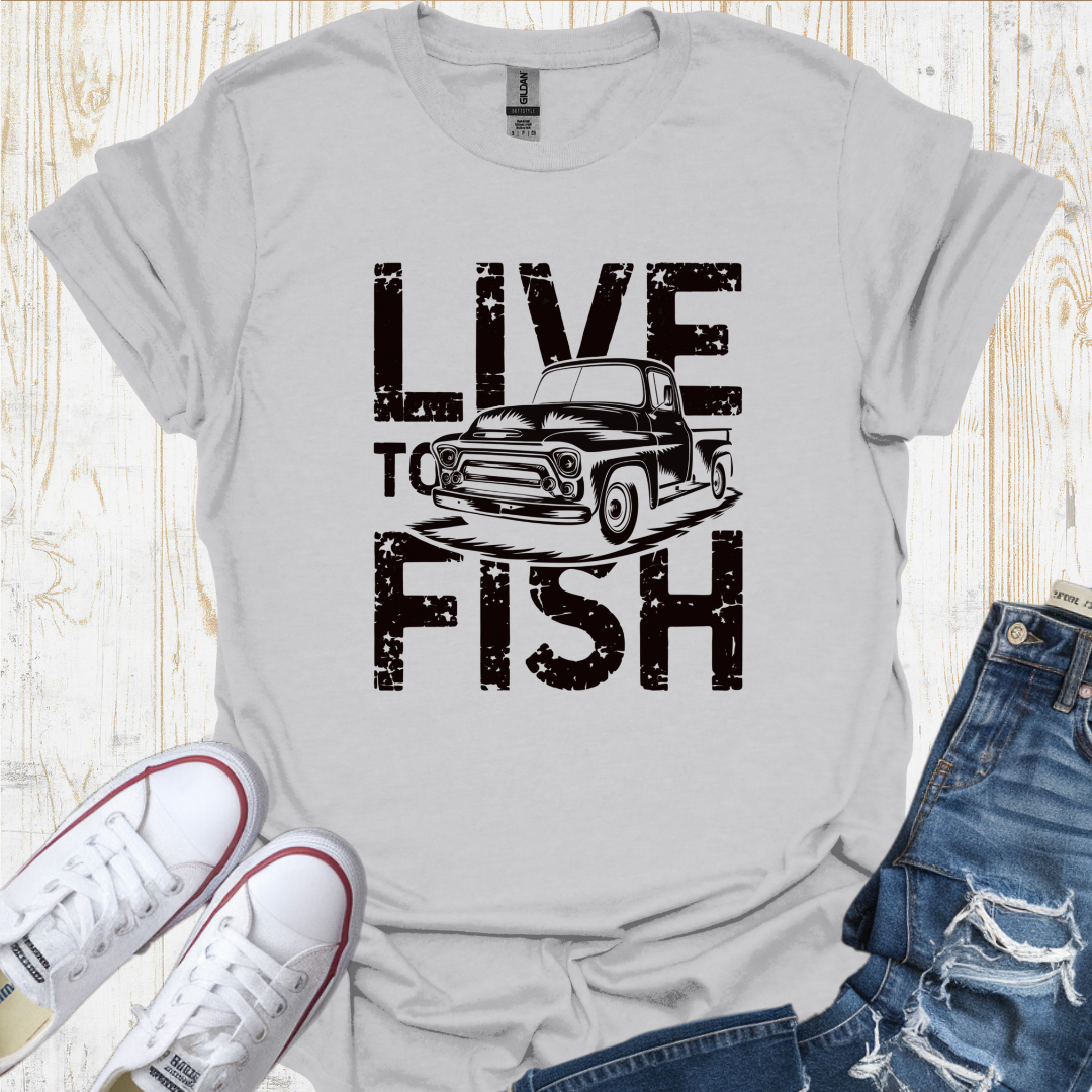 Live To Fish TShirt