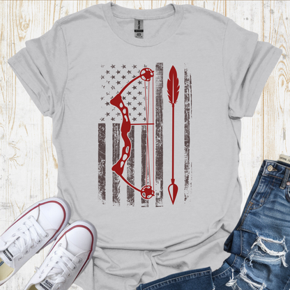 USA Flag Bow TShirt