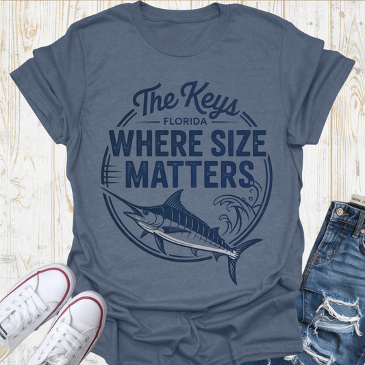 Size Matters Keys TShirt