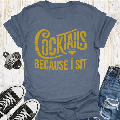 Cocktail Drinkers Sit TShirt