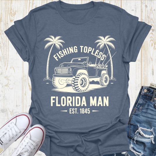 Fishing Topless Fl. TShirt