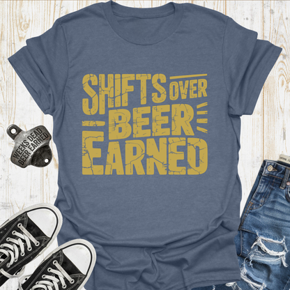 Shifts Over Beer TShirt