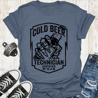 Cold Beer Tech TShirt