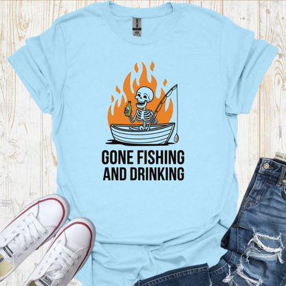 Fishing & Drinking TShirt