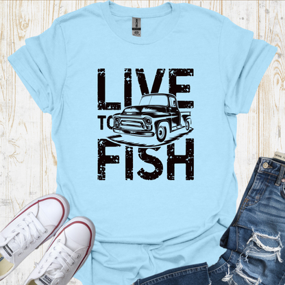 Live To Fish TShirt