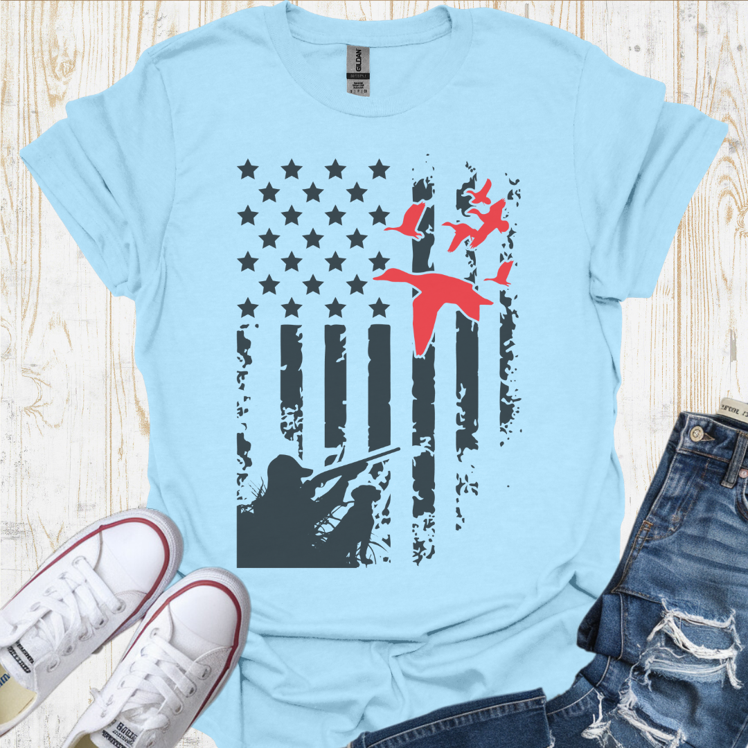 USA Flag Ducks TShirt