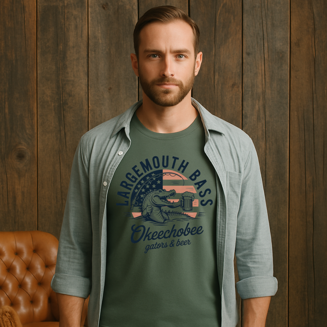 Beer Flag Gator TShirt