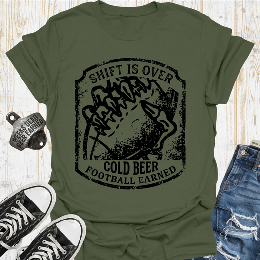 Football Earned TShirt