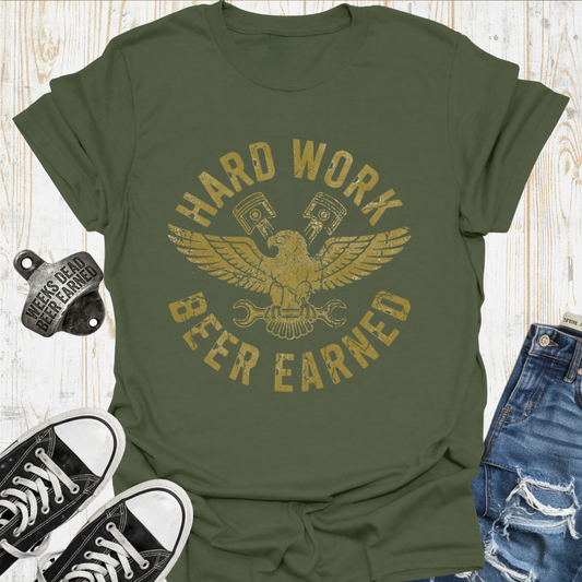 Hard Work Beer TShirt