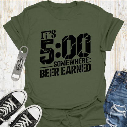Five Somewhere Beer TShirt
