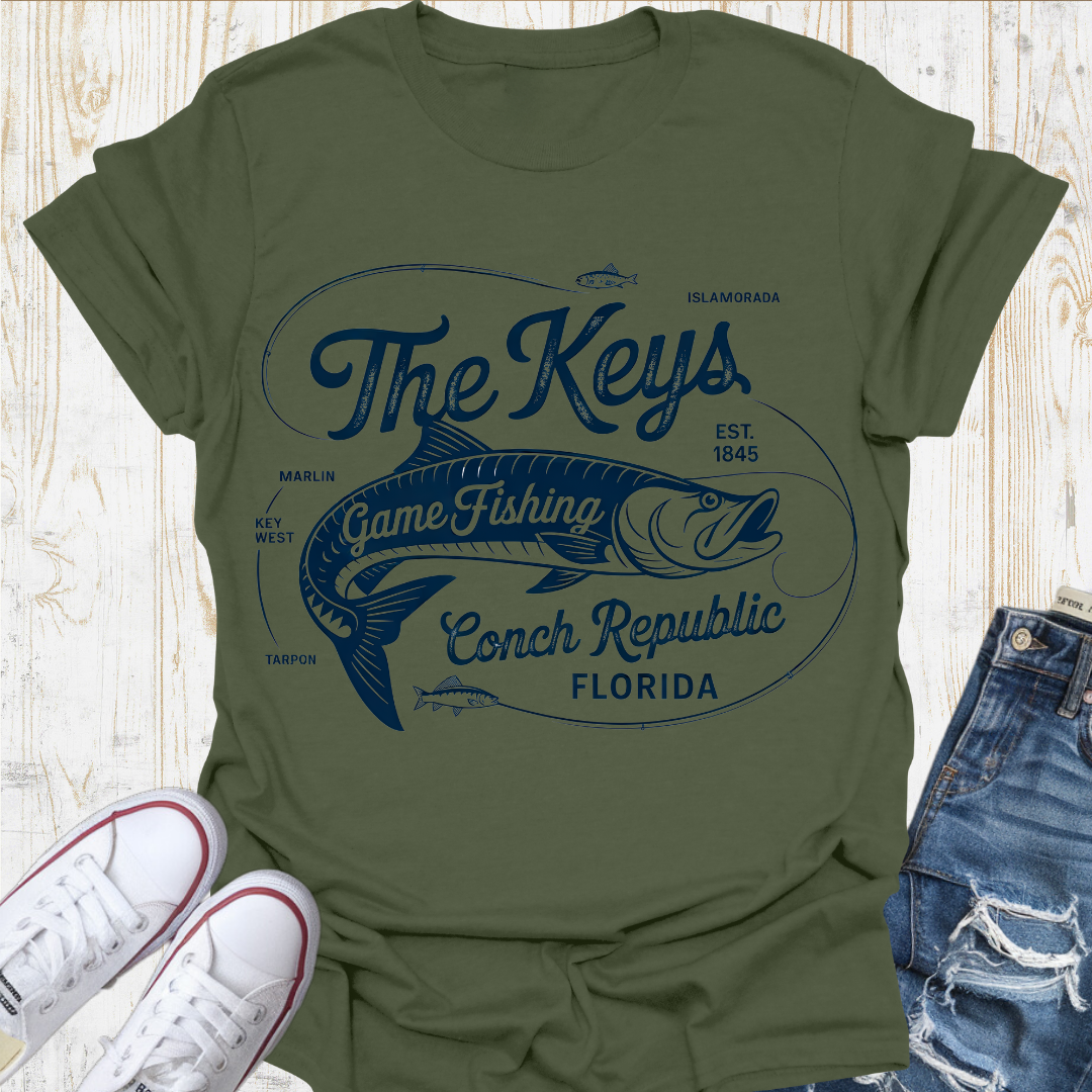 Conch Game Fish TShirt
