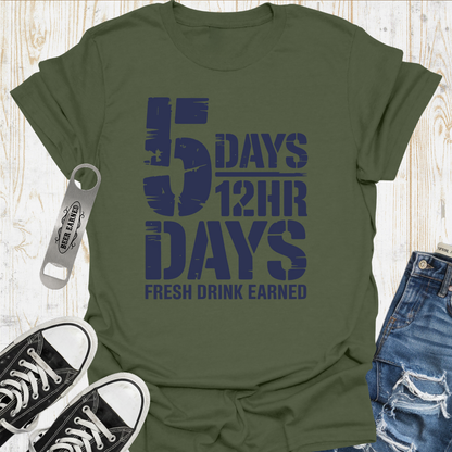 12Hr Days Beer TShirt