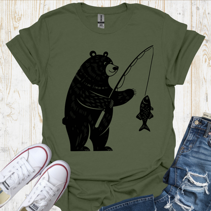 Bear Fishing TShirt