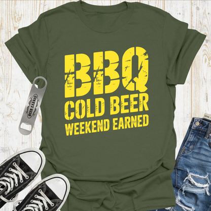BBQ Beer Earned TShirt