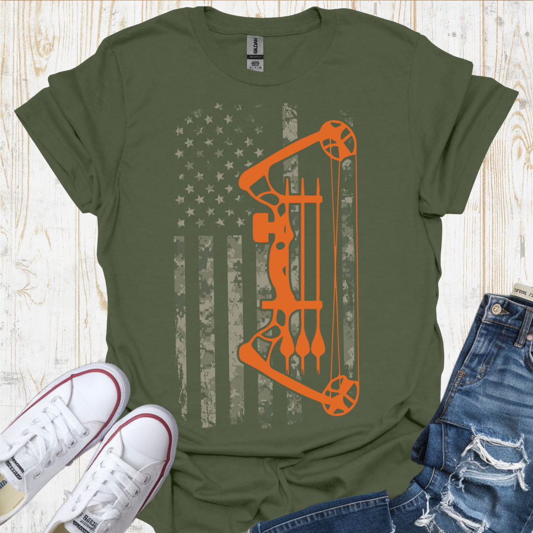 USA Flag Camo TShirt