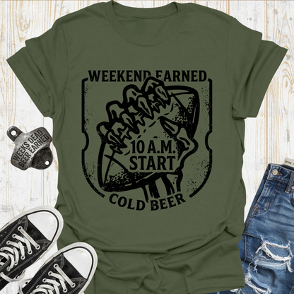 Earned 10 A.M. Start TShirt