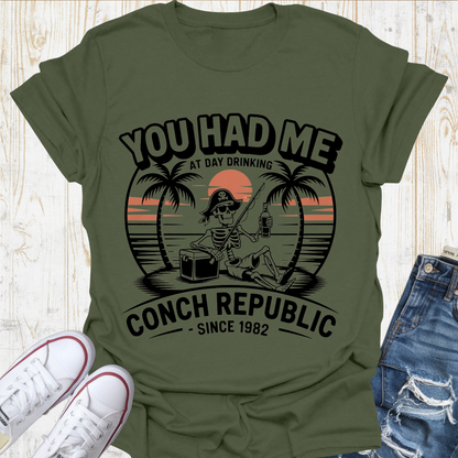 Conch Day Drinking TShirt