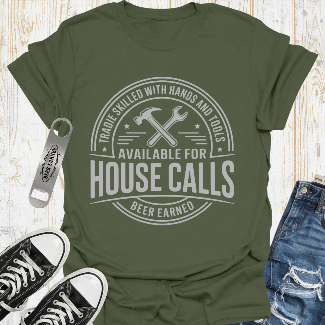 Tradie Skilled Hands Tools TShirt