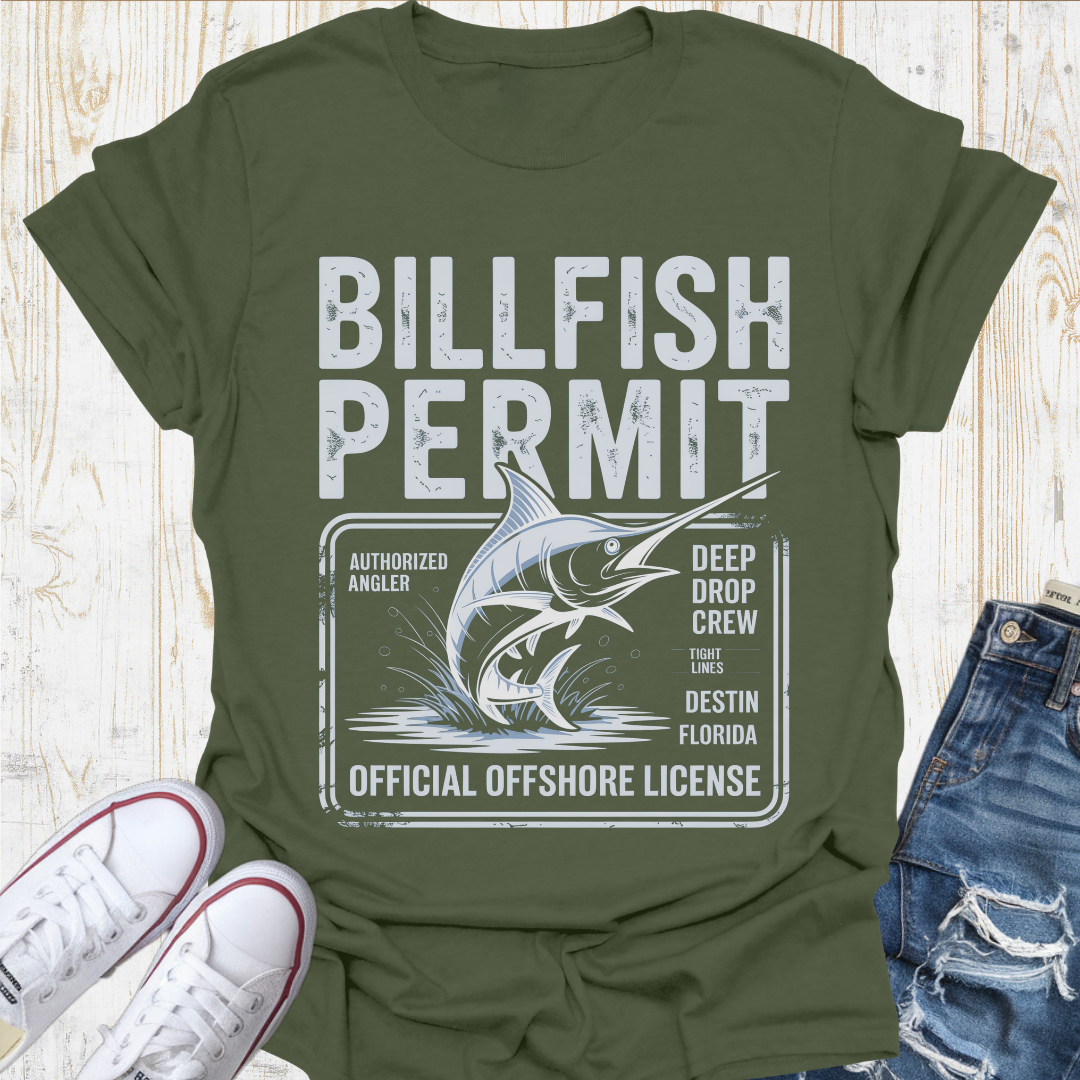 Billfish Permit TShirt