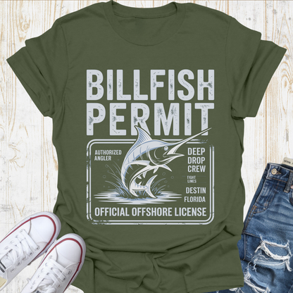 Billfish Permit TShirt
