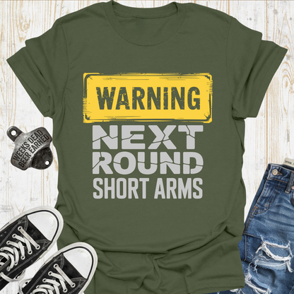 Warning Short Arms TShirt